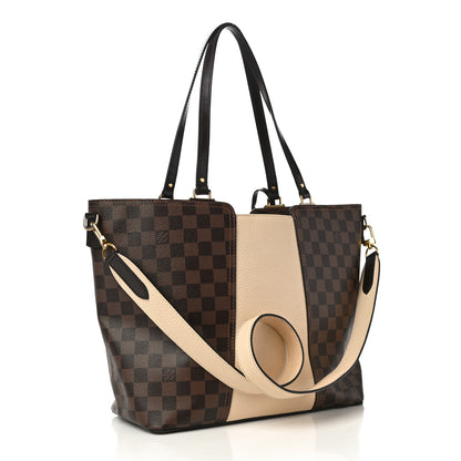 Louis Vuitton Damier Ebene Jersey Creme 3 of 14