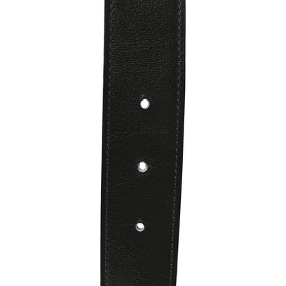 Hermes Box Togo So Black 32mm H Belt 80 32 Black Vert Fonce 4 of 5