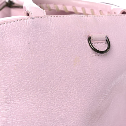 Balenciaga Agneau Classic Hardware Zip Traveler Backpack Rose Poudre Rose Petunia 13 of 17