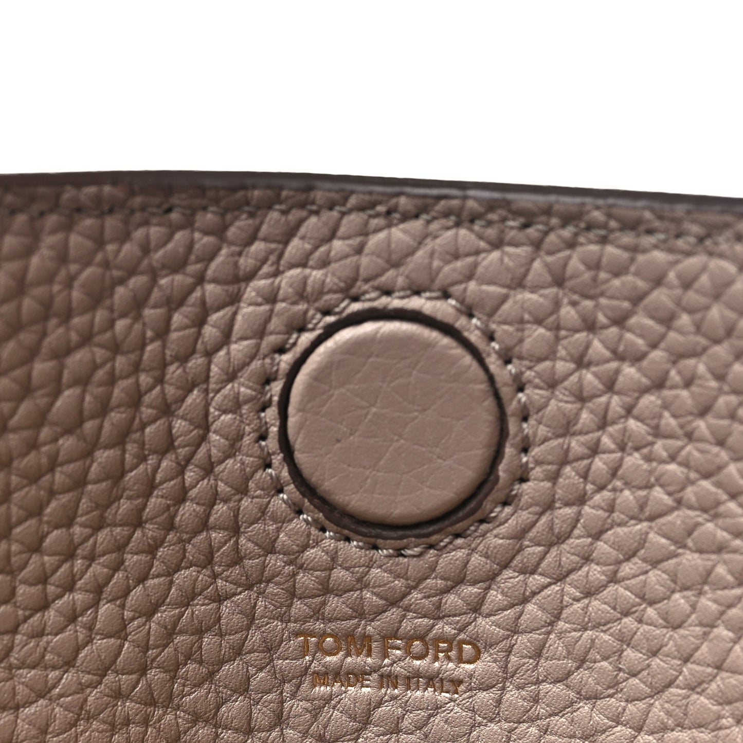 Pebbled Calfskin Large Alix Padlock Zip Hobo Bag Taupe