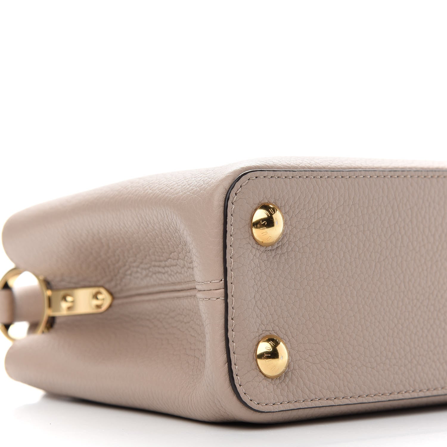 Louis Vuitton Taurillon Capucines BB Galet 7 of 8