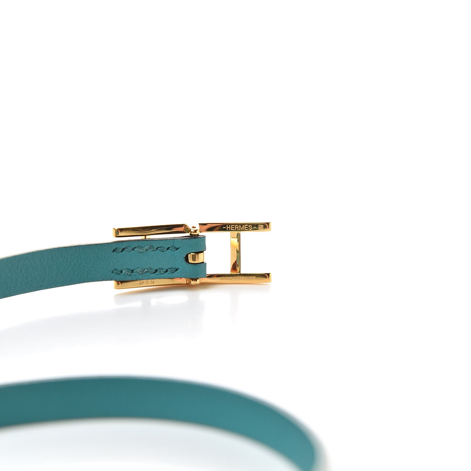 Hermes Chamonix Behapi Double Tour Bracelet Bleu Nuit Bleu Paon 4 of 8