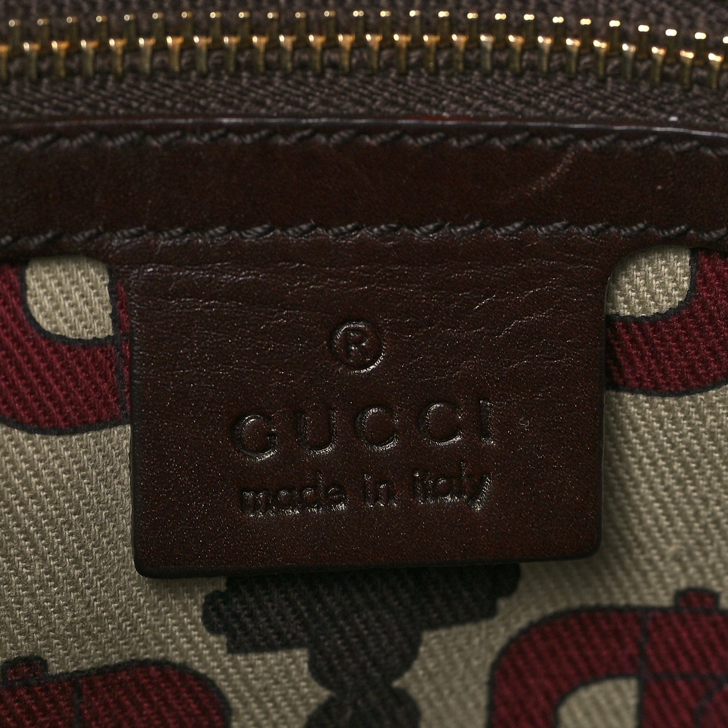 Guccissima Punch Hobo Dark Brown