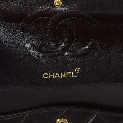 Chanel Lambskin Quilted Medium Double Flap Brown 7 of 9