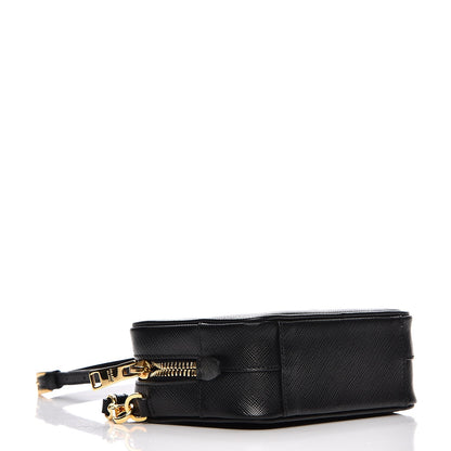Prada Saffiano Mini Camera Crossbody Bag Nero Black 4 of 7