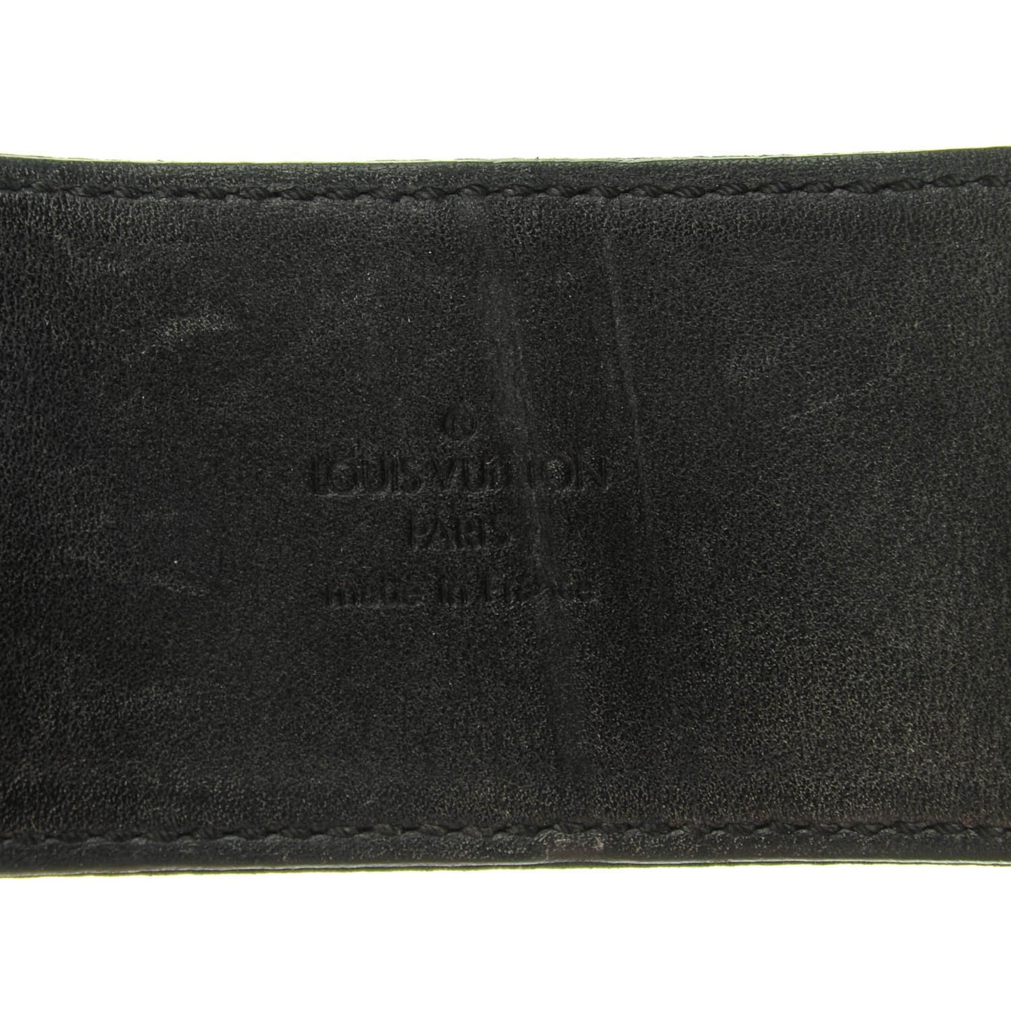Satin Monogram Serrure Cuff Black