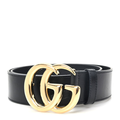 Gucci Plutone Calfskin Double G 40mm Belt 75 30 Black 1 of 5