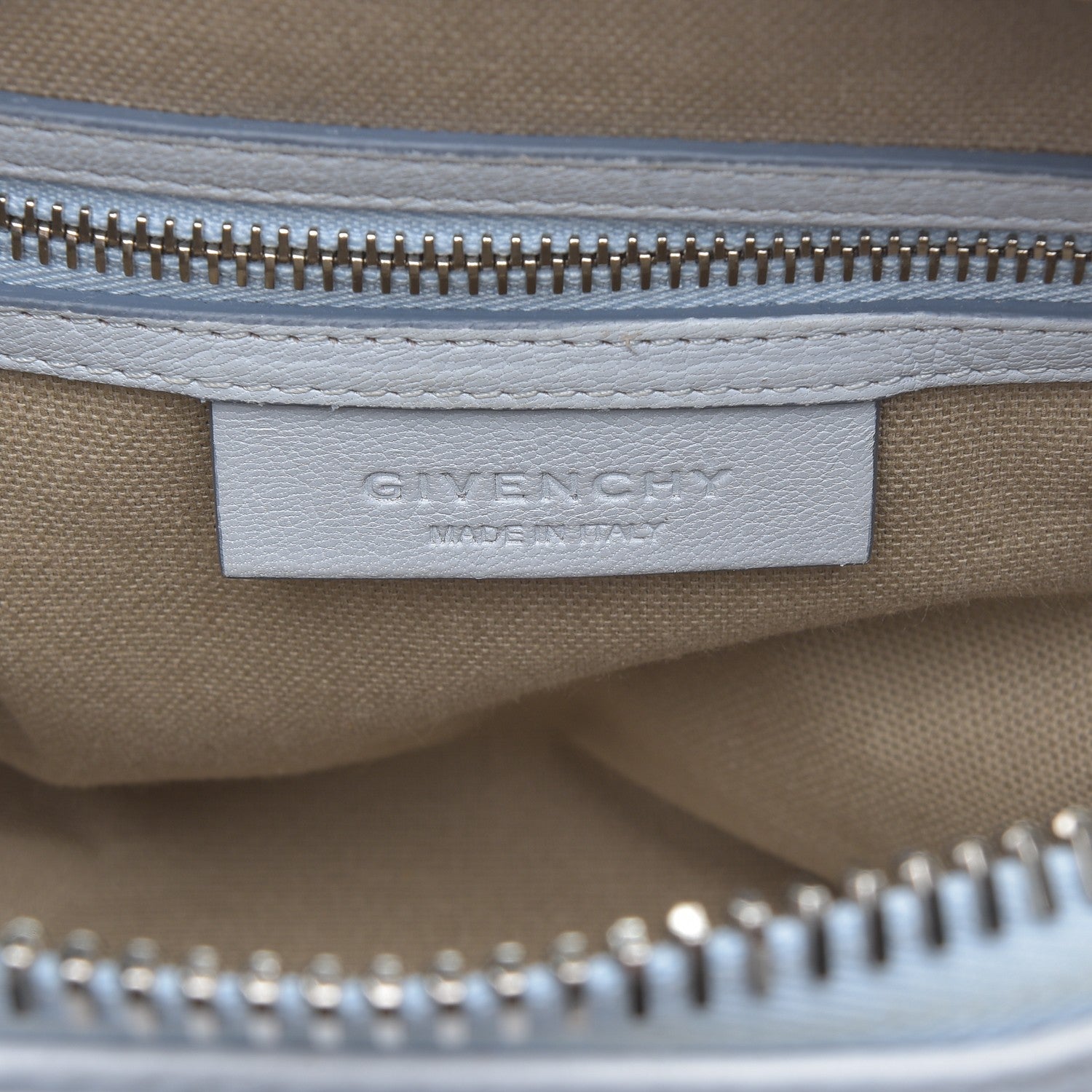 Givenchy Sugar Goatskin Mini Antigona Baby Blue 6 of 11