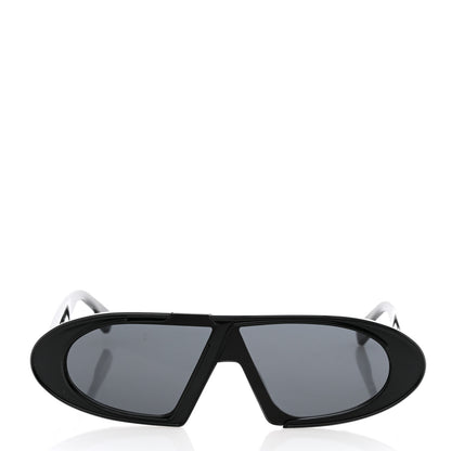 Christian Dior Acetate Oblique Oval Sunglasses Black 2 of 8