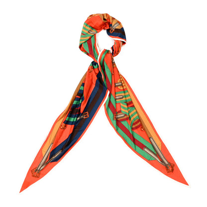 Hermes Silk Sangles Giant Triangle Scarf 2 of 5