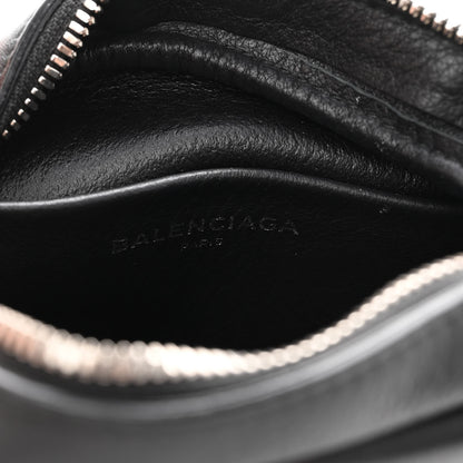 Balenciaga Calfskin Logo XS Everyday Camera Bag Black 5 of 9