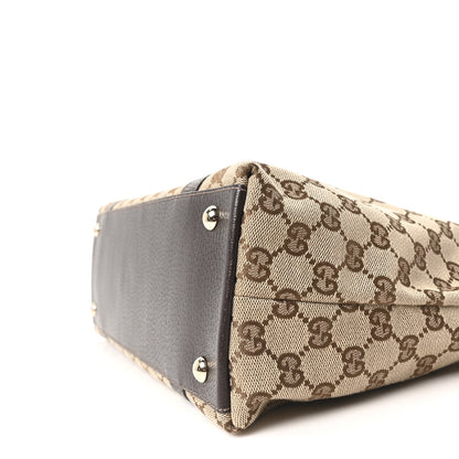 Gucci Monogram Medium Abbey Tote Dark Brown 10 of 10