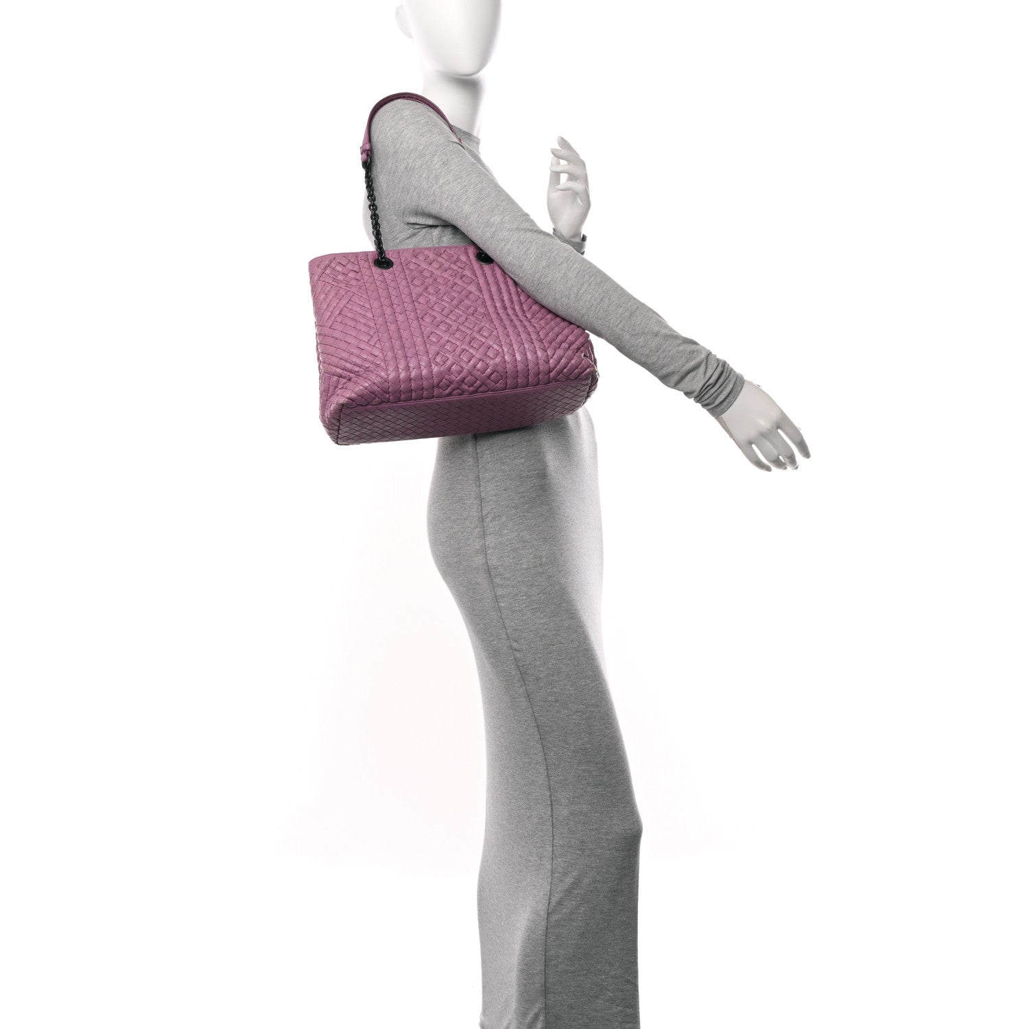 Bottega Veneta Nappa Intrecciato Boutis Top Handle Tote Watteau 2 of 16