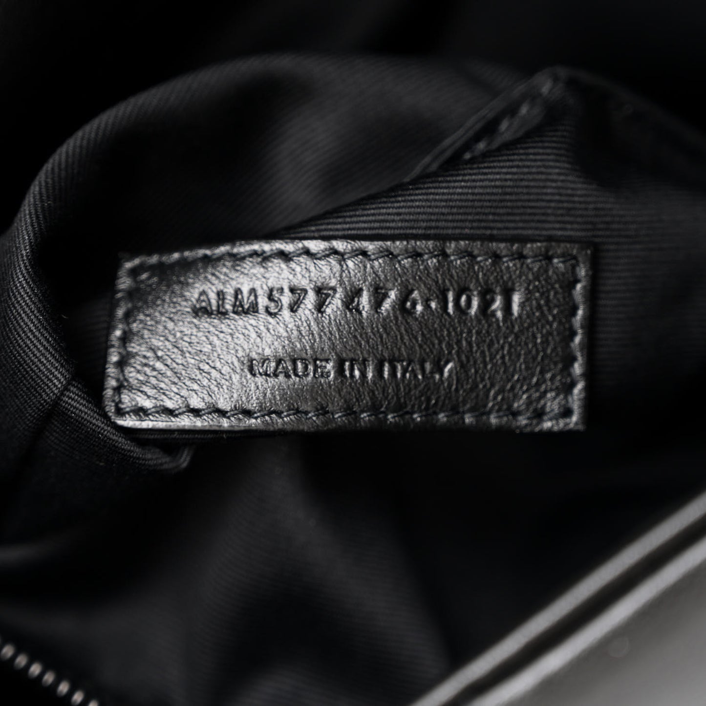 Lambskin Quilted Monogram Monochrome Small Loulou Puffer Chain Satchel Black
