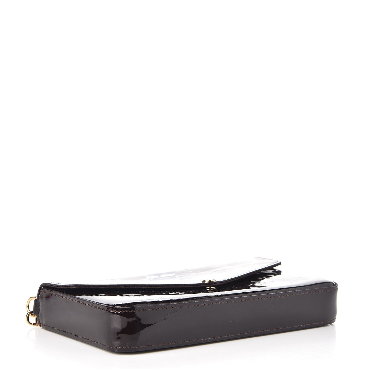 Vernis Pochette Felicie Chain Wallet Amarante