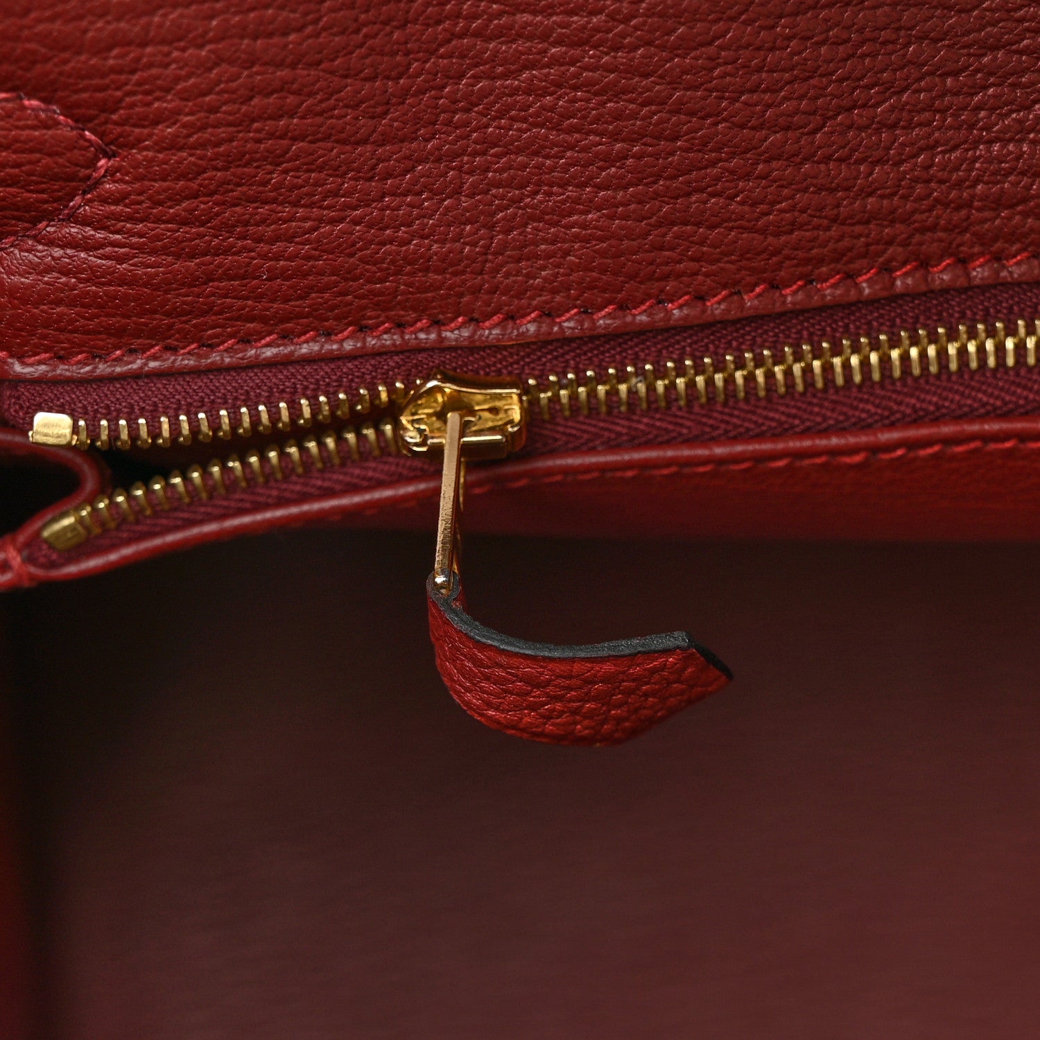 Hermes Togo Birkin 30 Rouge H 11 of 13