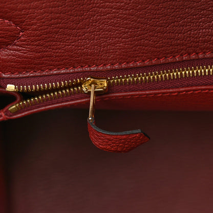 Hermes Togo Birkin 30 Rouge H 11 of 13