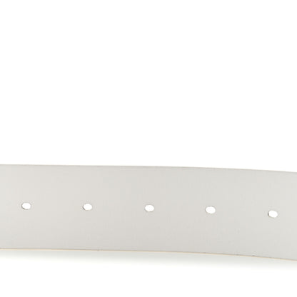 Christian Dior Calfskin 30 Montaigne 90 36 Belt White 4 of 6