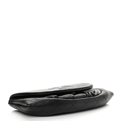 Chanel Caviar Half Moon Wallet On Chain WOC Black 3 of 10
