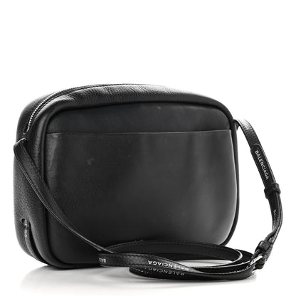 Balenciaga Calfskin Logo Strap S Everyday Camera Bag Black 3 of 12