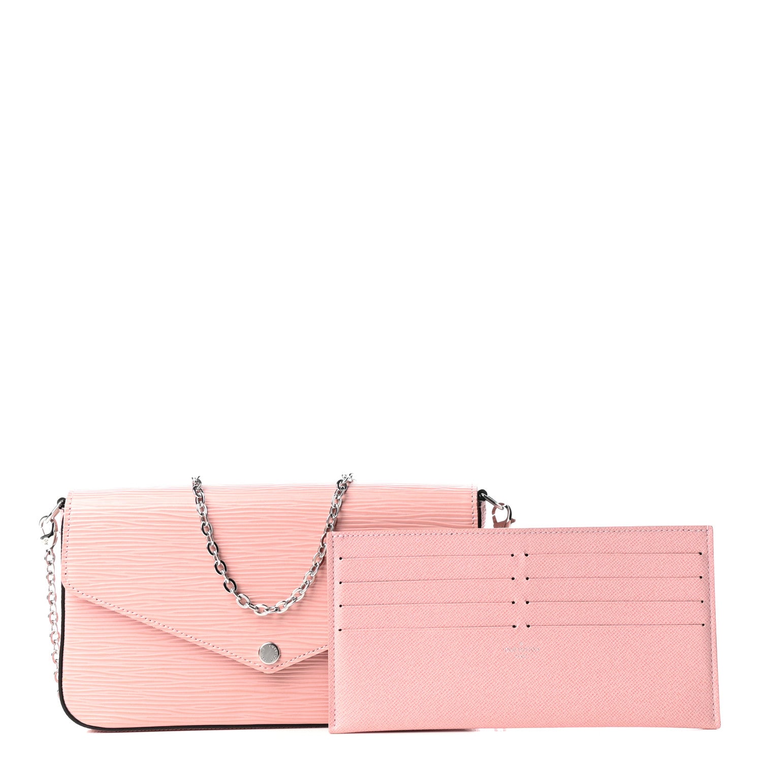 Louis Vuitton Epi Pochette Felicie Rose Ballerine 3 of 11