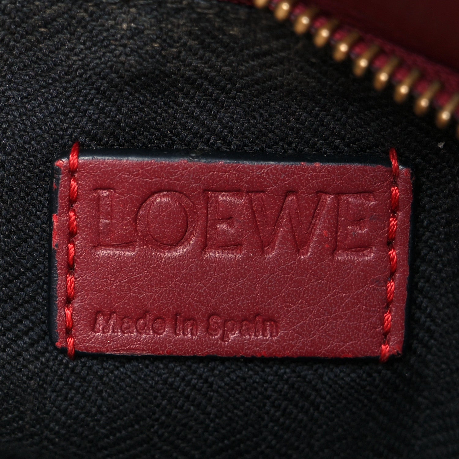 Loewe Calfskin Colorblock Small Puzzle Bag Red 11 of 21