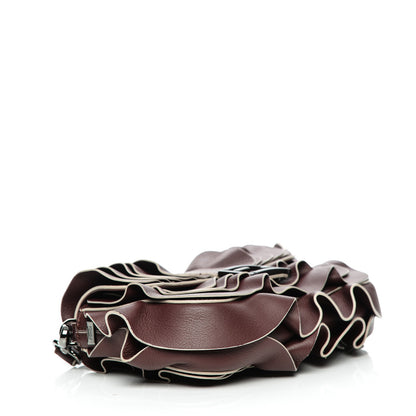 Fendi Vitello Seta Multi Waves Baguette Bordeaux 4 of 6