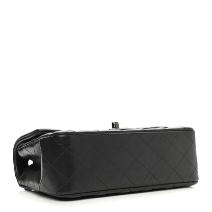 Chanel Lambskin Quilted Mini Rectangular Flap So Black 4 of 11