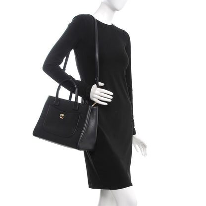 Chanel Grained Calfskin Medium Neo Executive Shopper Tote Black 2 of 8