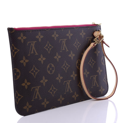 Louis Vuitton Monogram Neverfull MM GM Pochette Pivoine 3 of 5