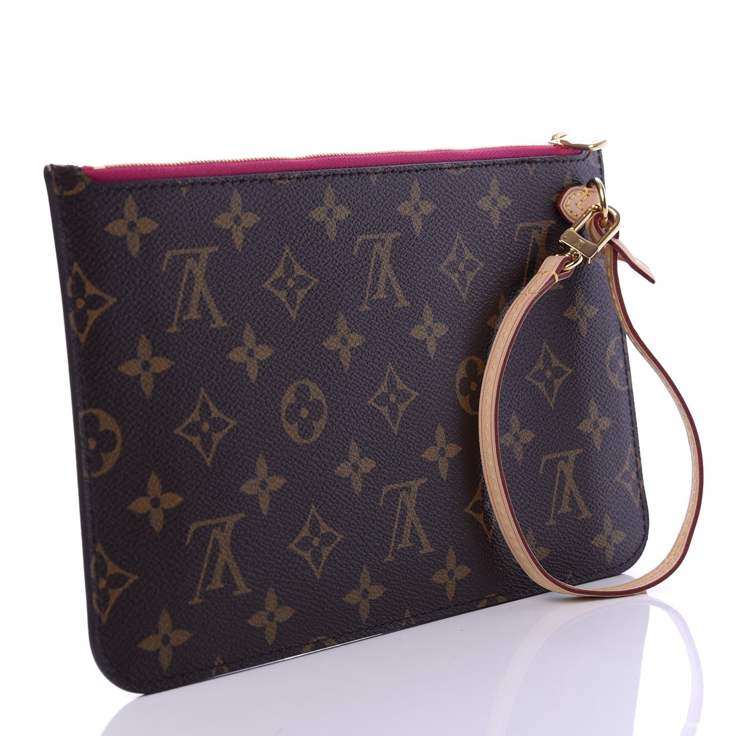 Louis Vuitton Monogram Neverfull MM GM Pochette Pivoine 3 of 5