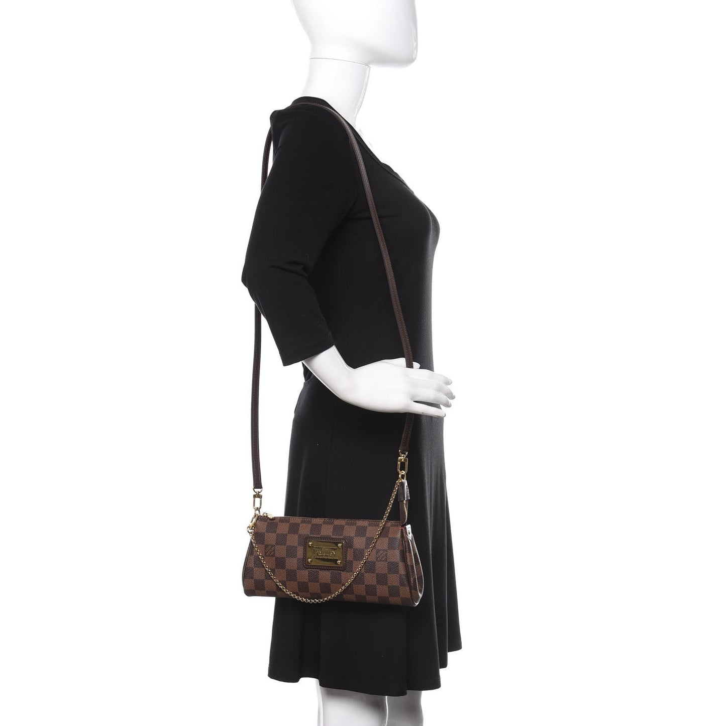 Damier Ebene Eva Clutch