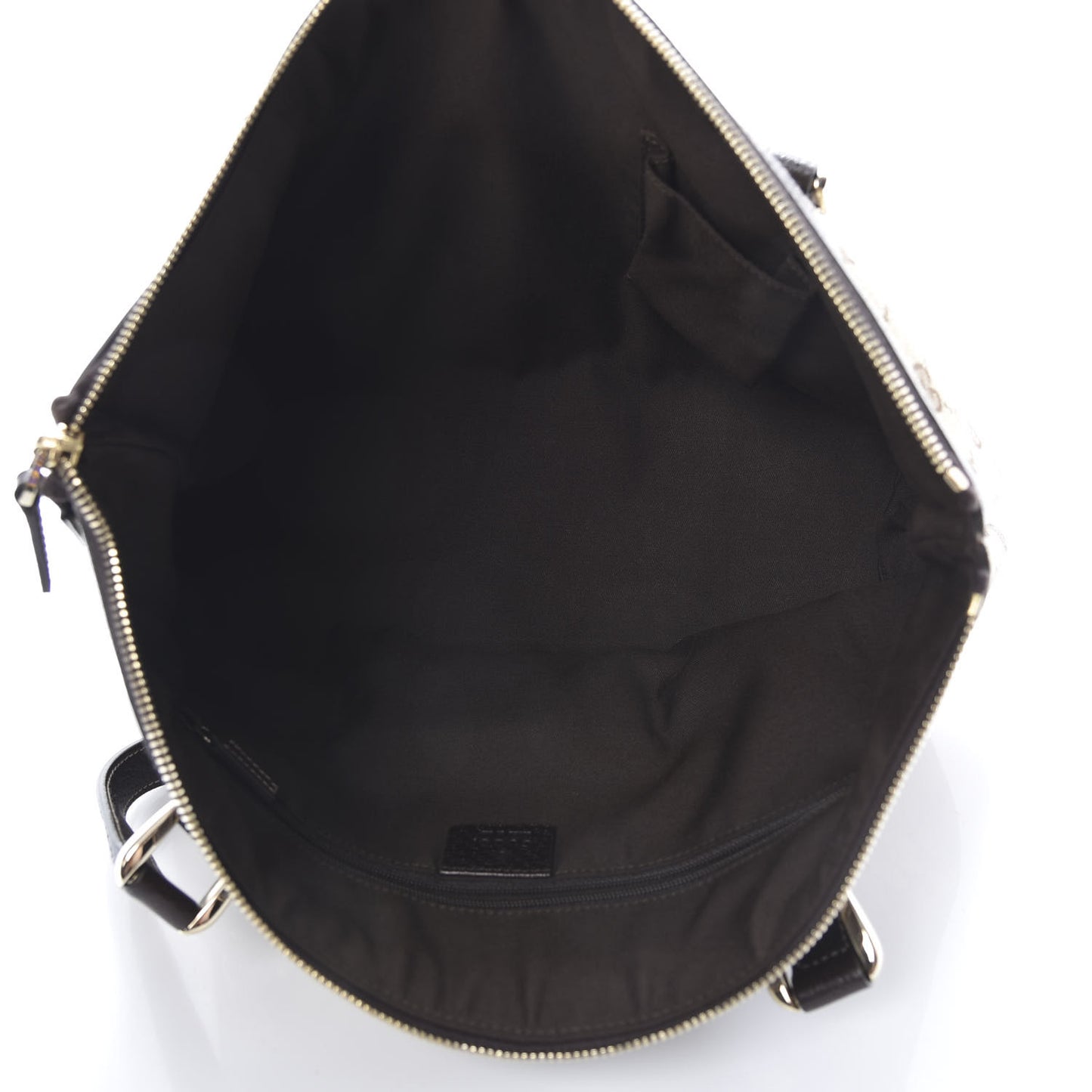 Monogram Medium Abbey Tote Dark Brown