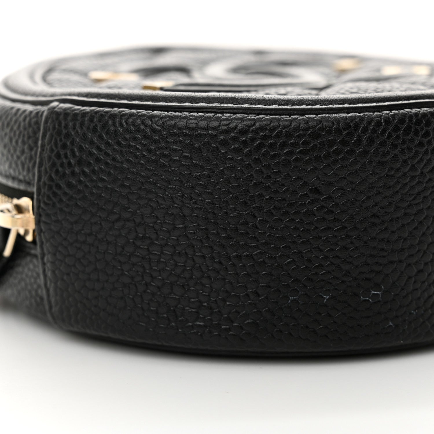 Chanel Caviar Quilted Round Filigree Crossbody Black 9 of 12