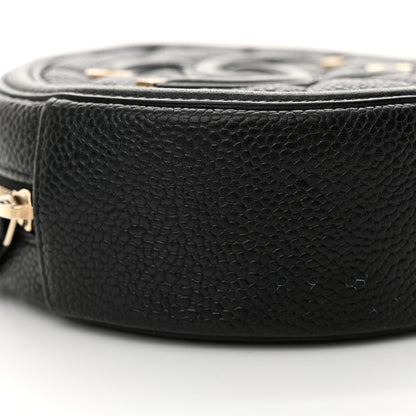 Chanel Caviar Quilted Round Filigree Crossbody Black 9 of 12