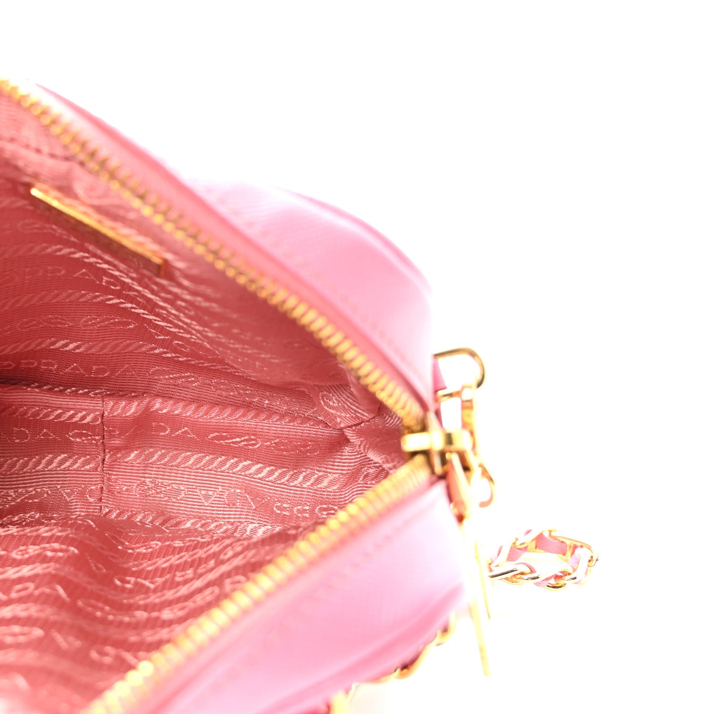 Saffiano Lux Mini Top Handle Crossbody Bag Geranio