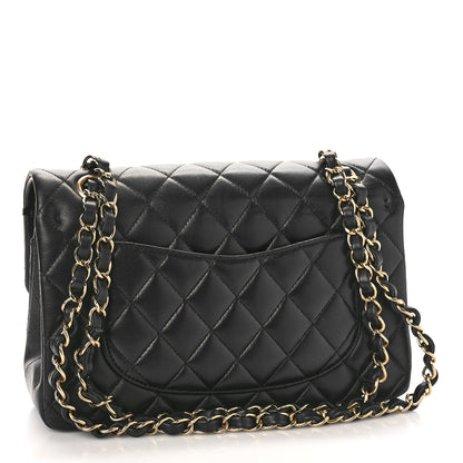 Chanel Lambskin Quilted Small Double Flap Black 3 of 9