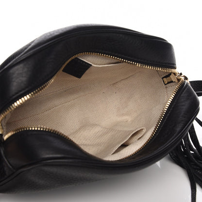 Gucci Pebbled Calfskin Small Soho Disco Bag Black 5 of 7