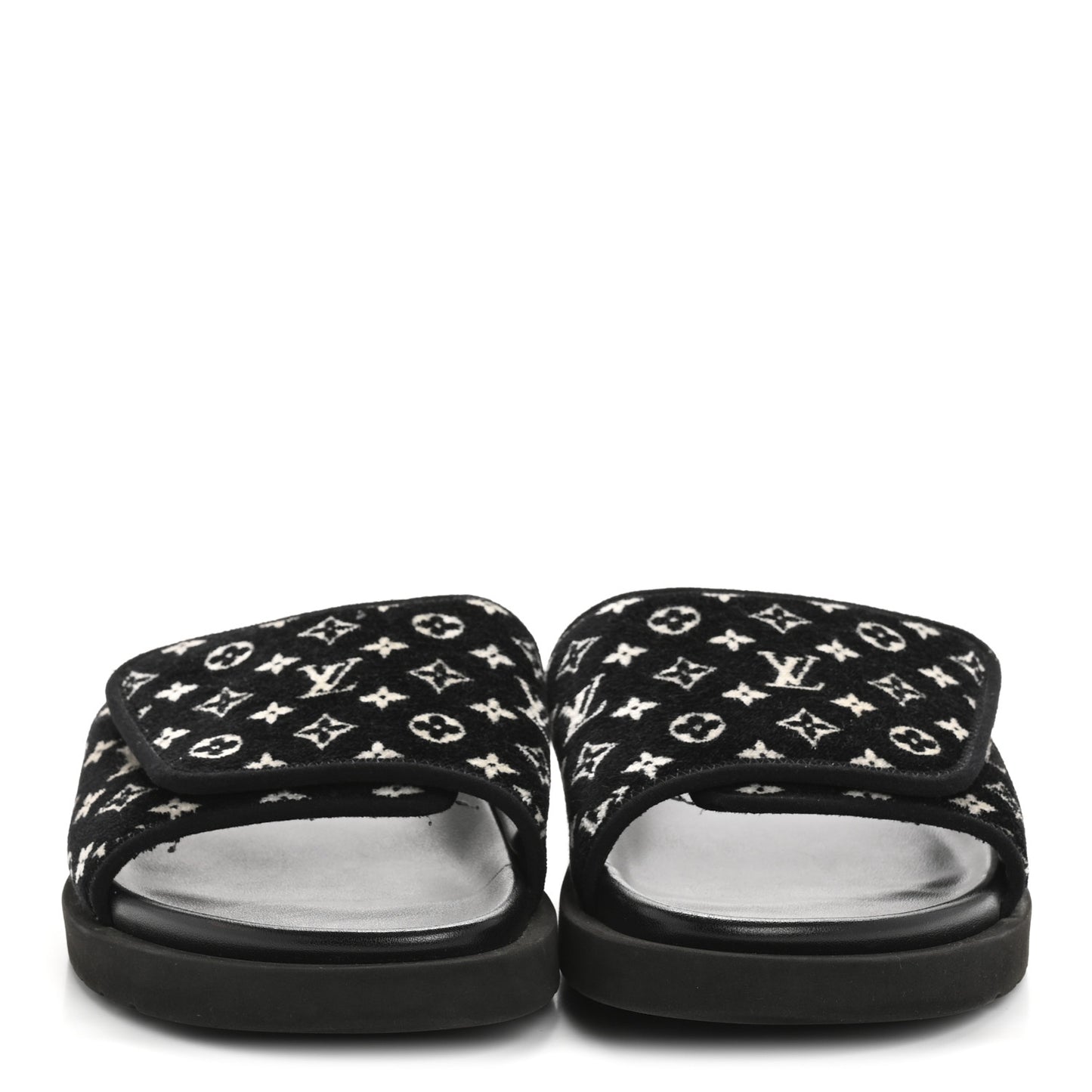 Monogram Mens Miami Mules 8.5 Black