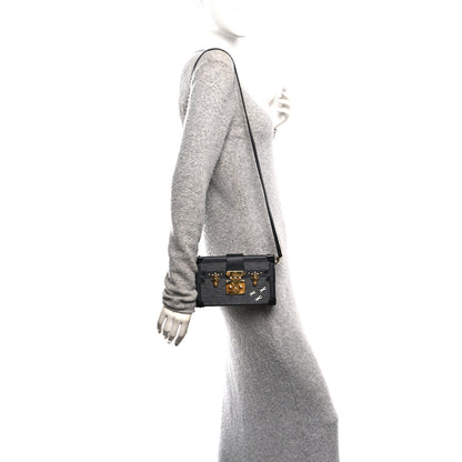 Louis Vuitton Epi Petite Malle Black 2 of 9