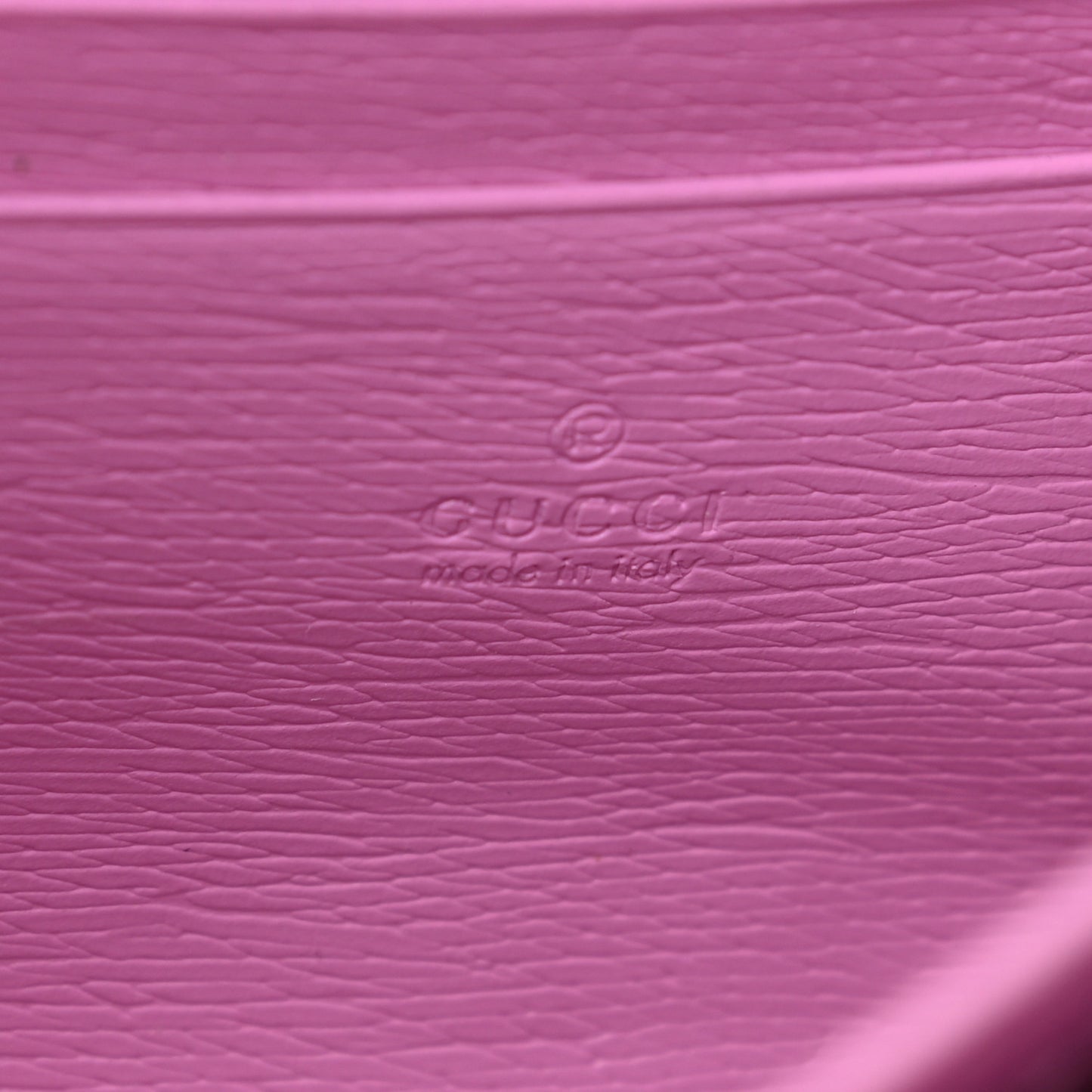 Calfskin Printed Garden Dionysus Chain Wallet Multicolor