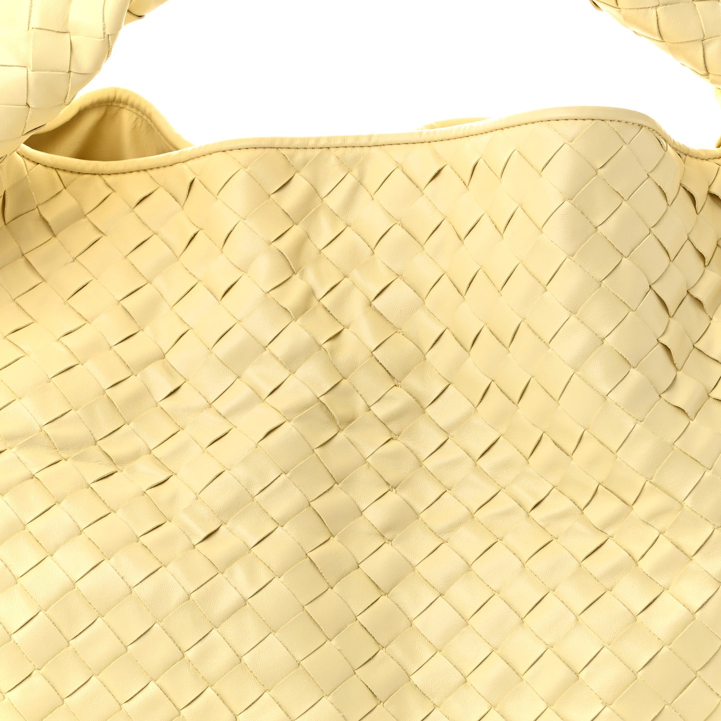 Calfskin Intrecciato Large Hop Camomile