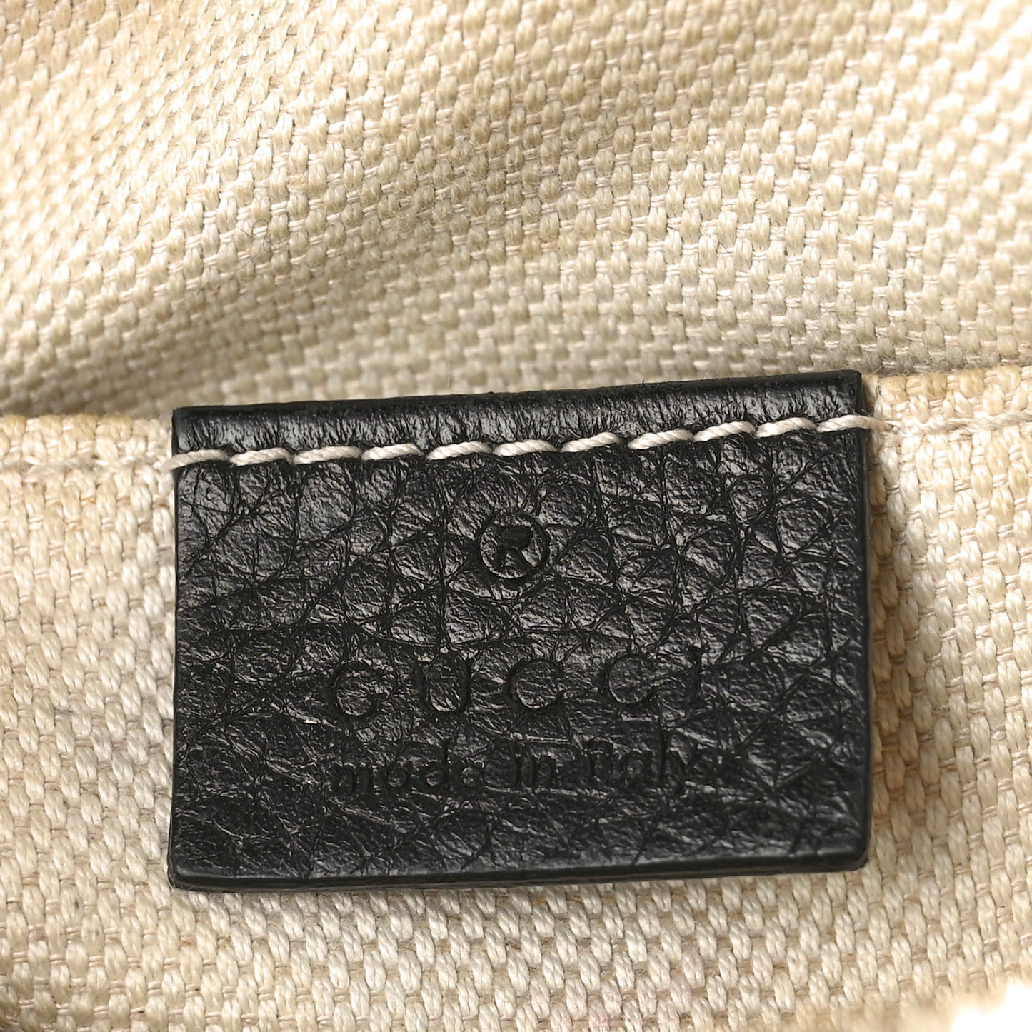 Pebbled Calfskin Small Soho Disco Bag Black