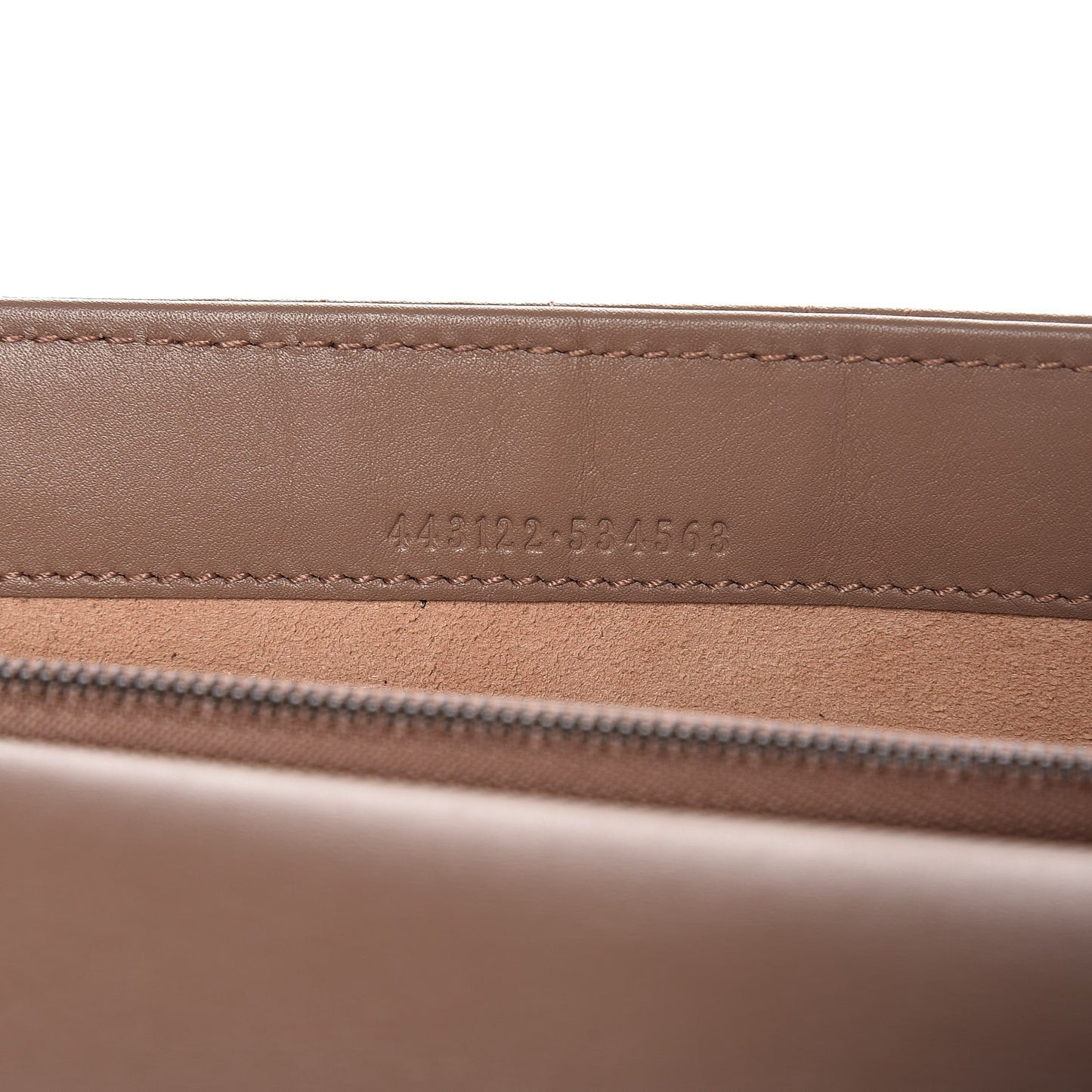 Calfskin Matelasse Mini Pearly GG Marmont Chain Wallet Porcelain Rose
