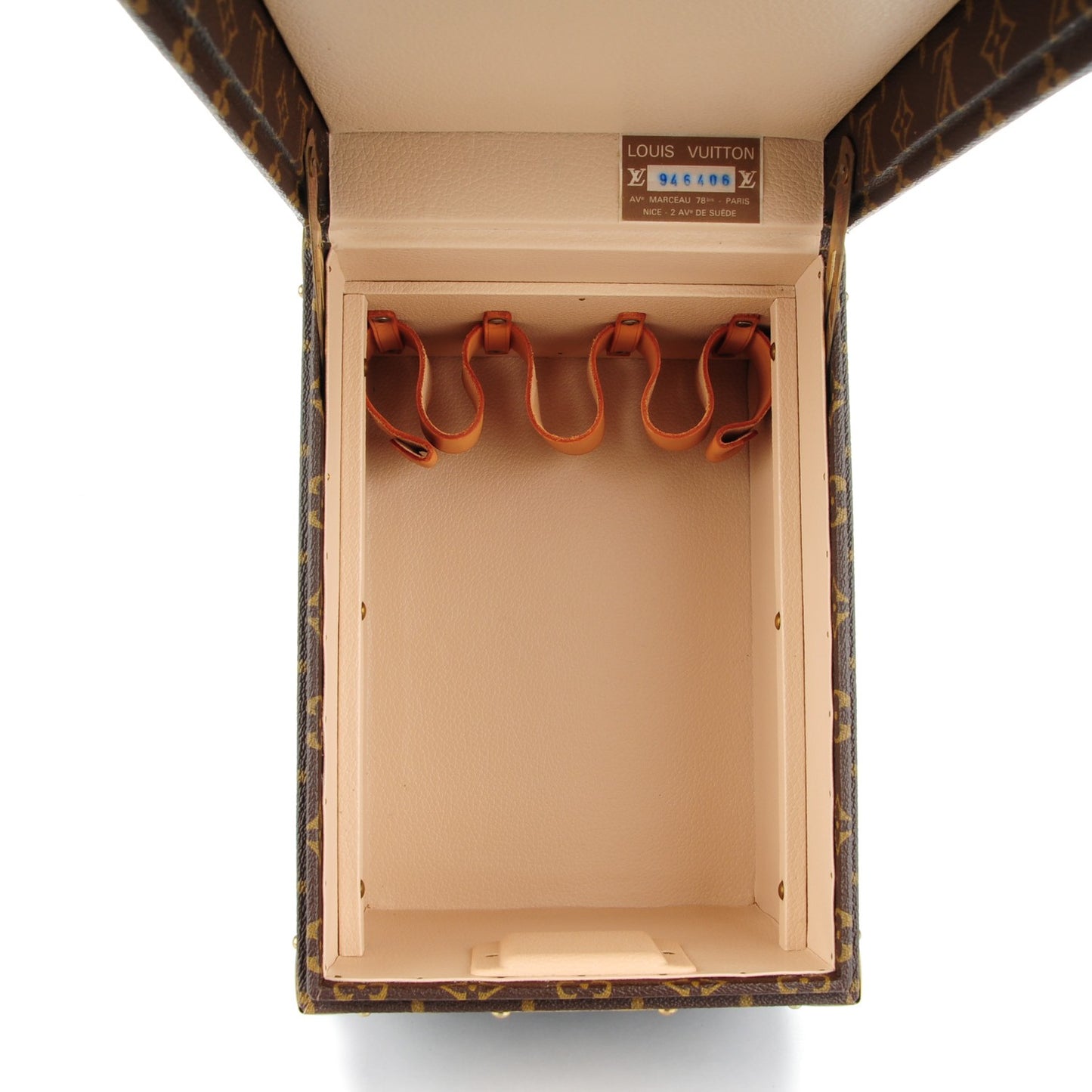 Monogram Boite Flacons Beauty Train Trunk Case