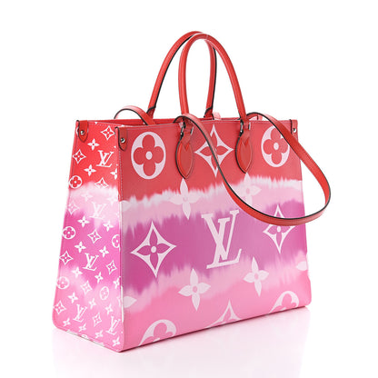 Louis Vuitton Monogram Escale Onthego GM Rouge 2 of 8