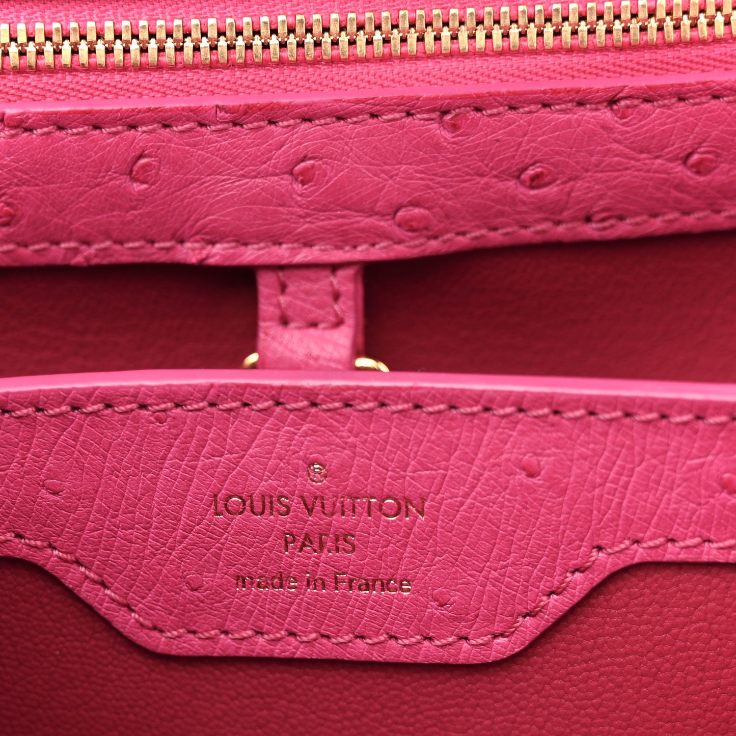 Ostrich Capucines BB Fuchsia