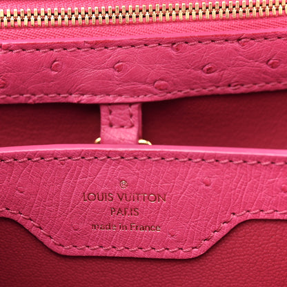 Louis Vuitton Ostrich Capucines BB Fuchsia 11 of 17