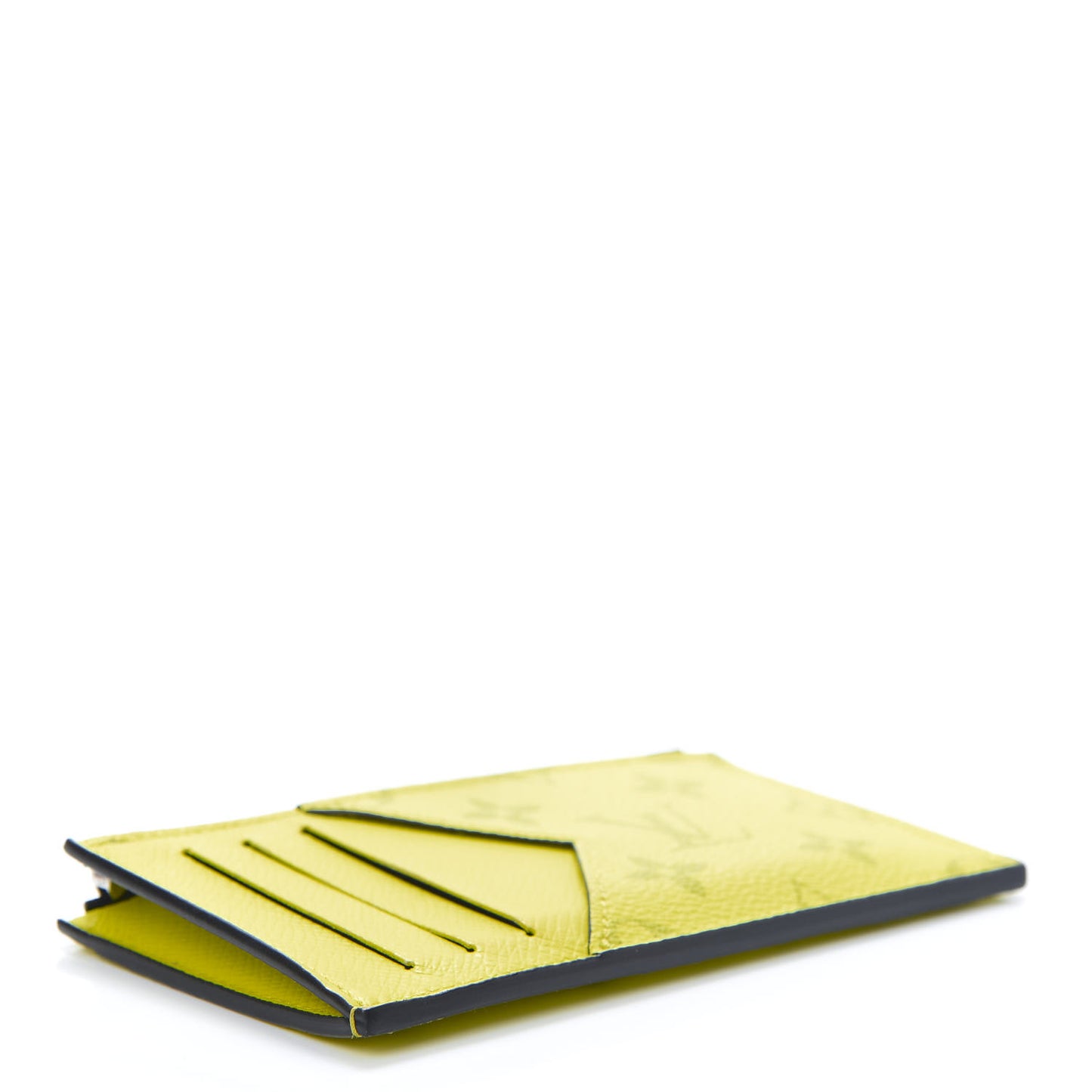 Monogram Taiga Coin Card Holder Yellow