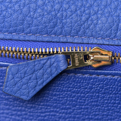 Hermes Togo Kelly Retourne 35 Bleu Electrique 26 of 38